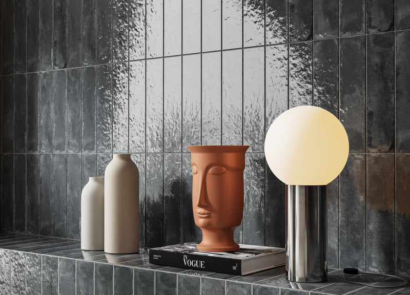 Cluedo | Wandtegel | 7.4x30 | Graphite Glossy