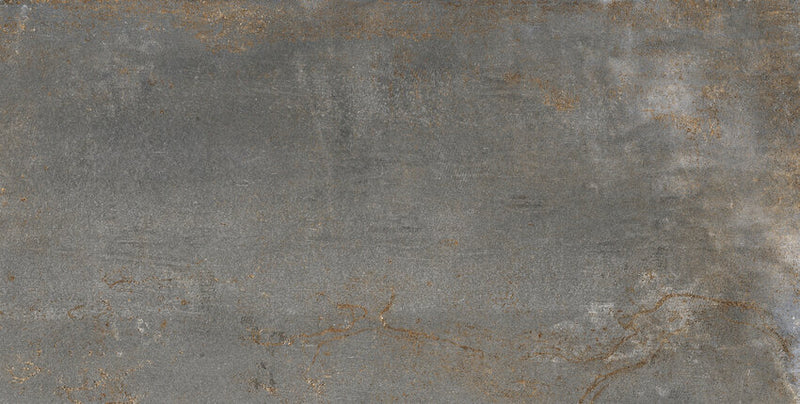 Metaallook | Vloer-/wandtegel XXL | 60 x 120 | Metal Dark