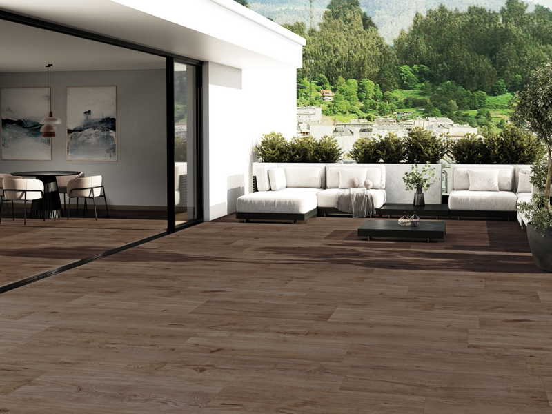 Houtlook | Vloertegel | 30x120 | Lignum Titanium