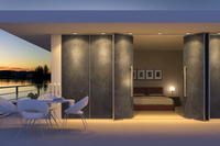 Metaallook | Vloer-/wandtegel XXL | 100 x 300| Metallook Antraciet