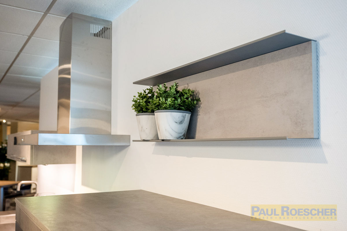 Stoere luxe ton-sur-ton betonlook keuken