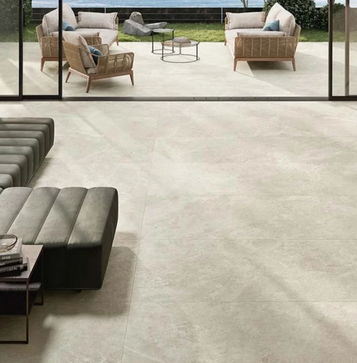 Natuursteenlook | Vloertegel XXL | 120x120 | Beige