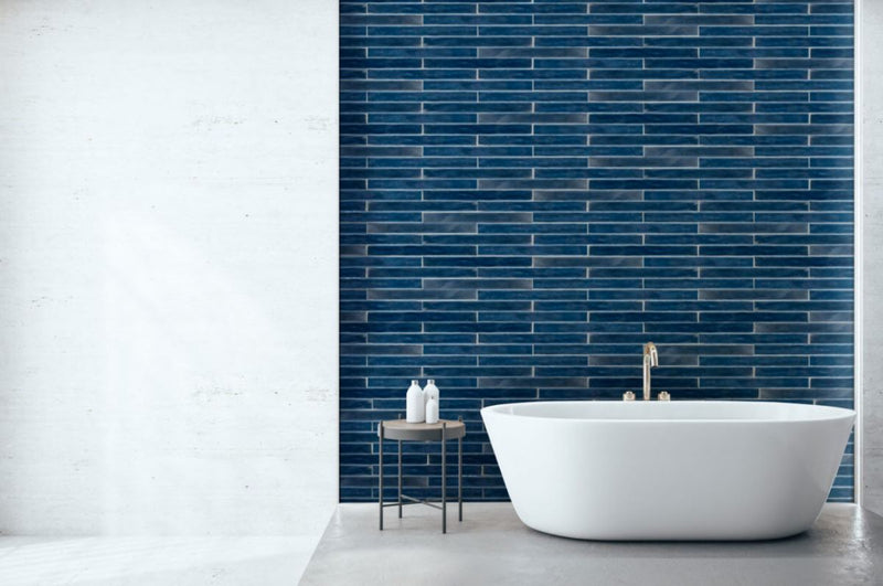 Mikado | Wandtegel | 5x25 | Azul Cobalto