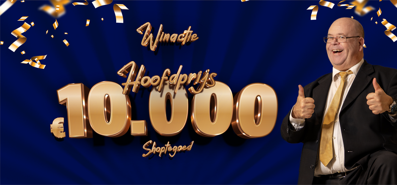 WIN €10.000 shoptegoed!