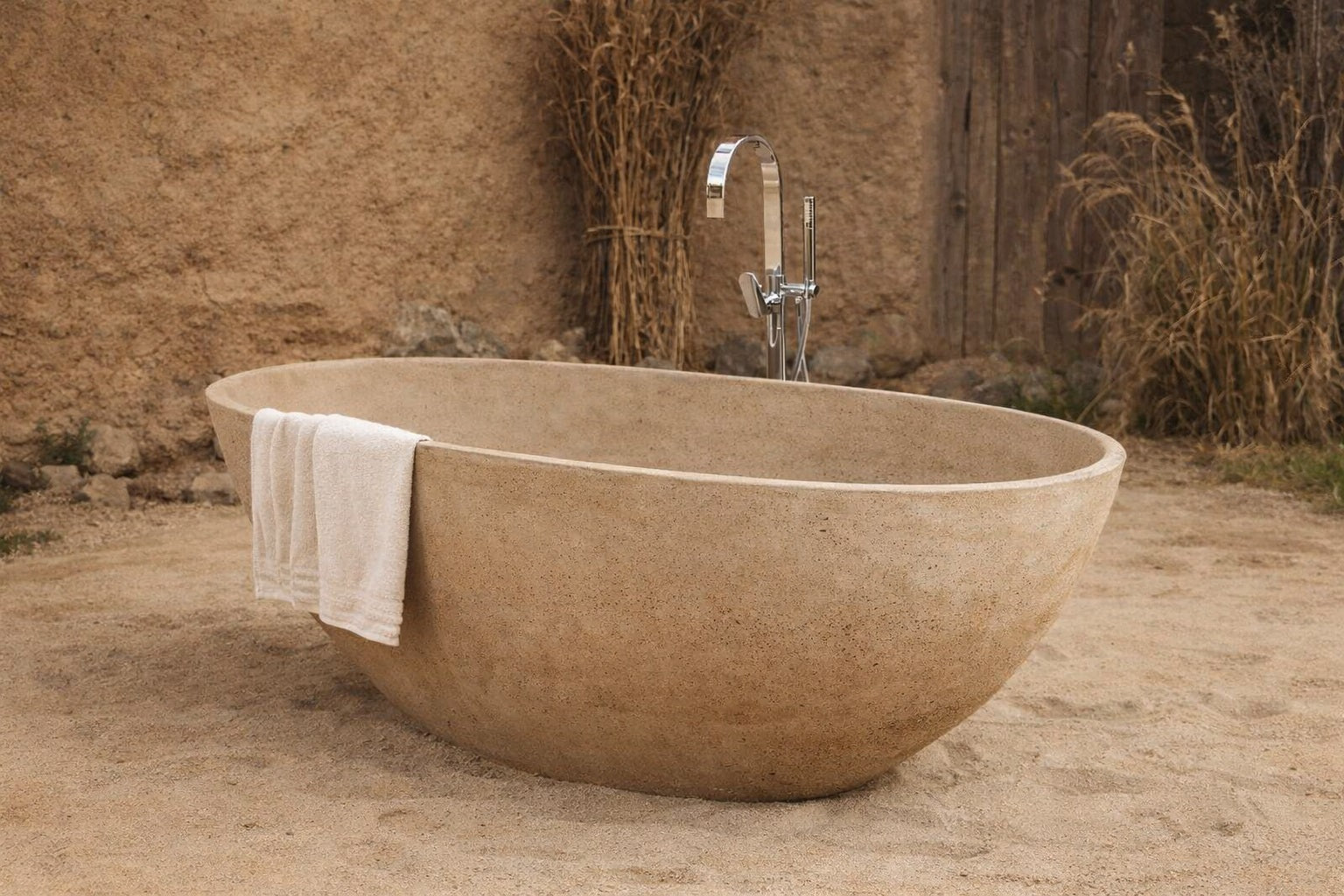 Warm & luxe Beton Badkamer