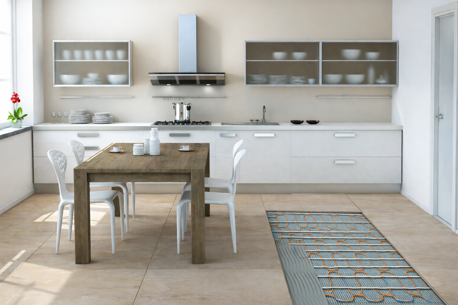 Ecofloor ComfortMat elektrische vloerverwarming + Calypso thermostaat