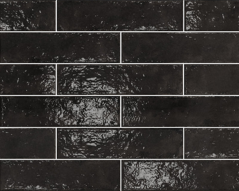 Cluedo | Wandtegel | 7.4x30 | Black Glossy