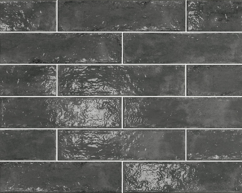 Cluedo | Wandtegel | 7.4x30 | Graphite Glossy