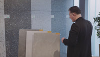 Beton-flamestonelook | Vloertegel XXL | 60x120 | Antraciet