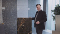 Marmerlook | Vloer-/wandtegel XXL | 60x120 | Marble Gold Nero Polish Exclusive