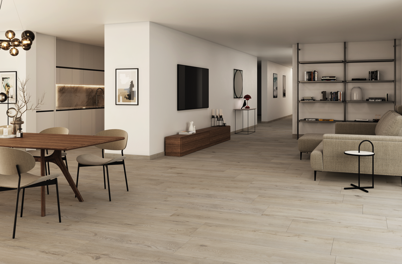 Houtlook | Vloertegel | 30x120 | Lignum Cream