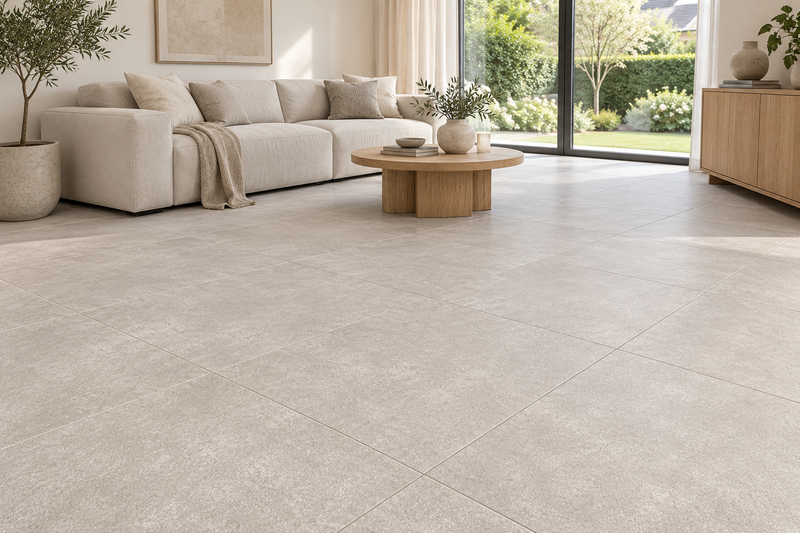 Betonlook | Vloertegel | 60x60 | Cementlook Ice