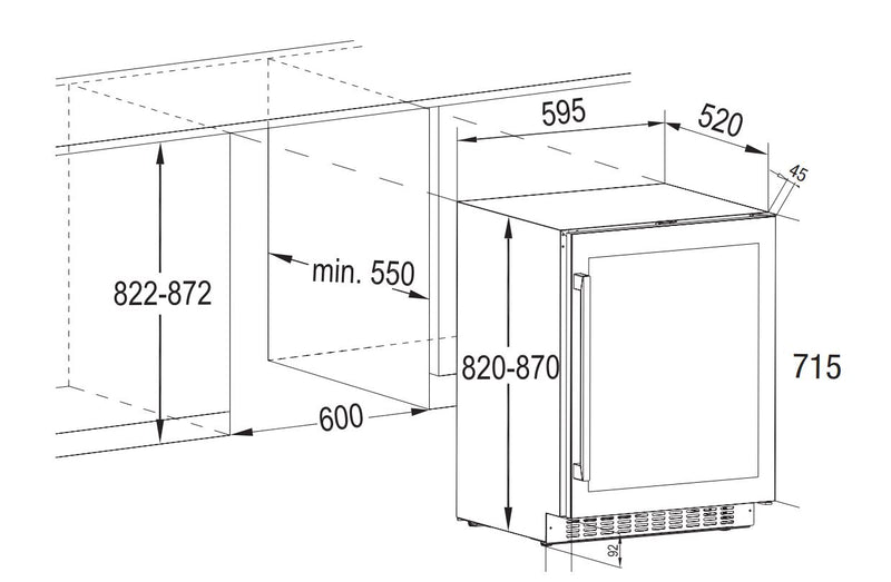 Jubileum - Wijnklimaatkast Elzas - 2 zones